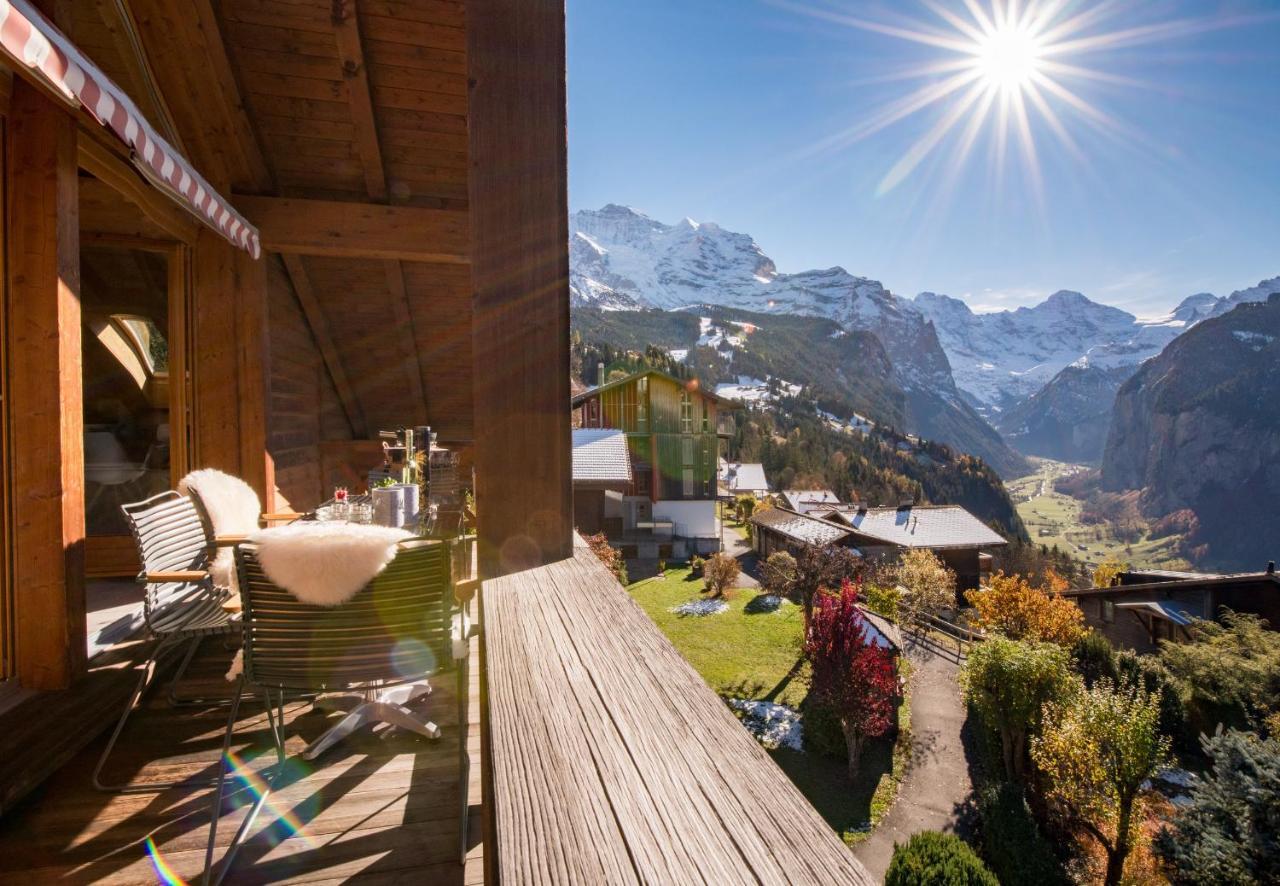 Chalet Rose Penthouse Венген Экстерьер фото