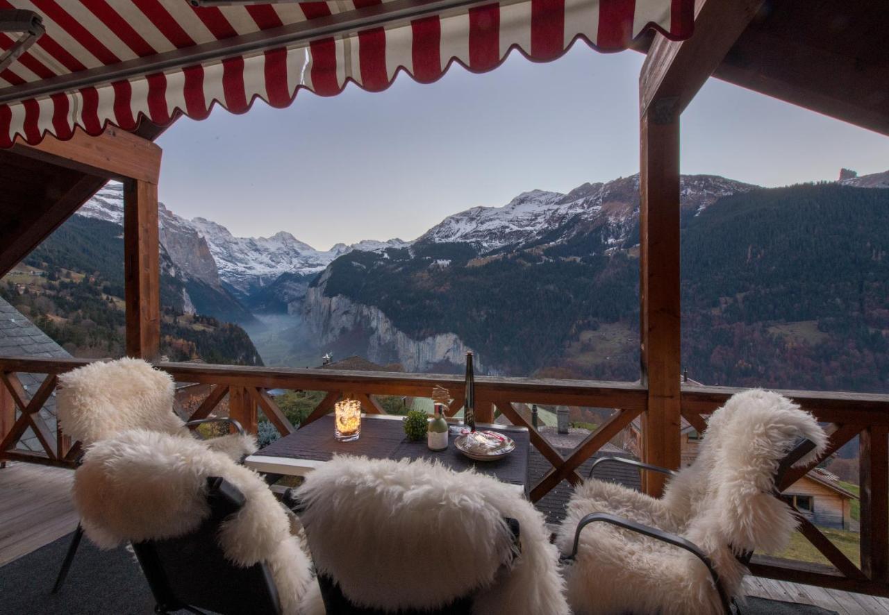 Chalet Rose Penthouse Венген Экстерьер фото