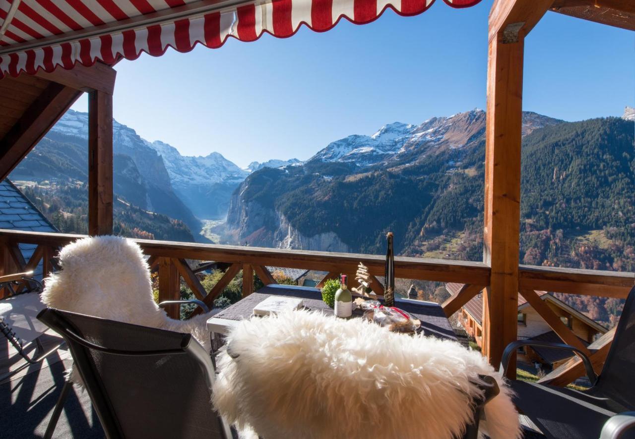 Chalet Rose Penthouse Венген Экстерьер фото
