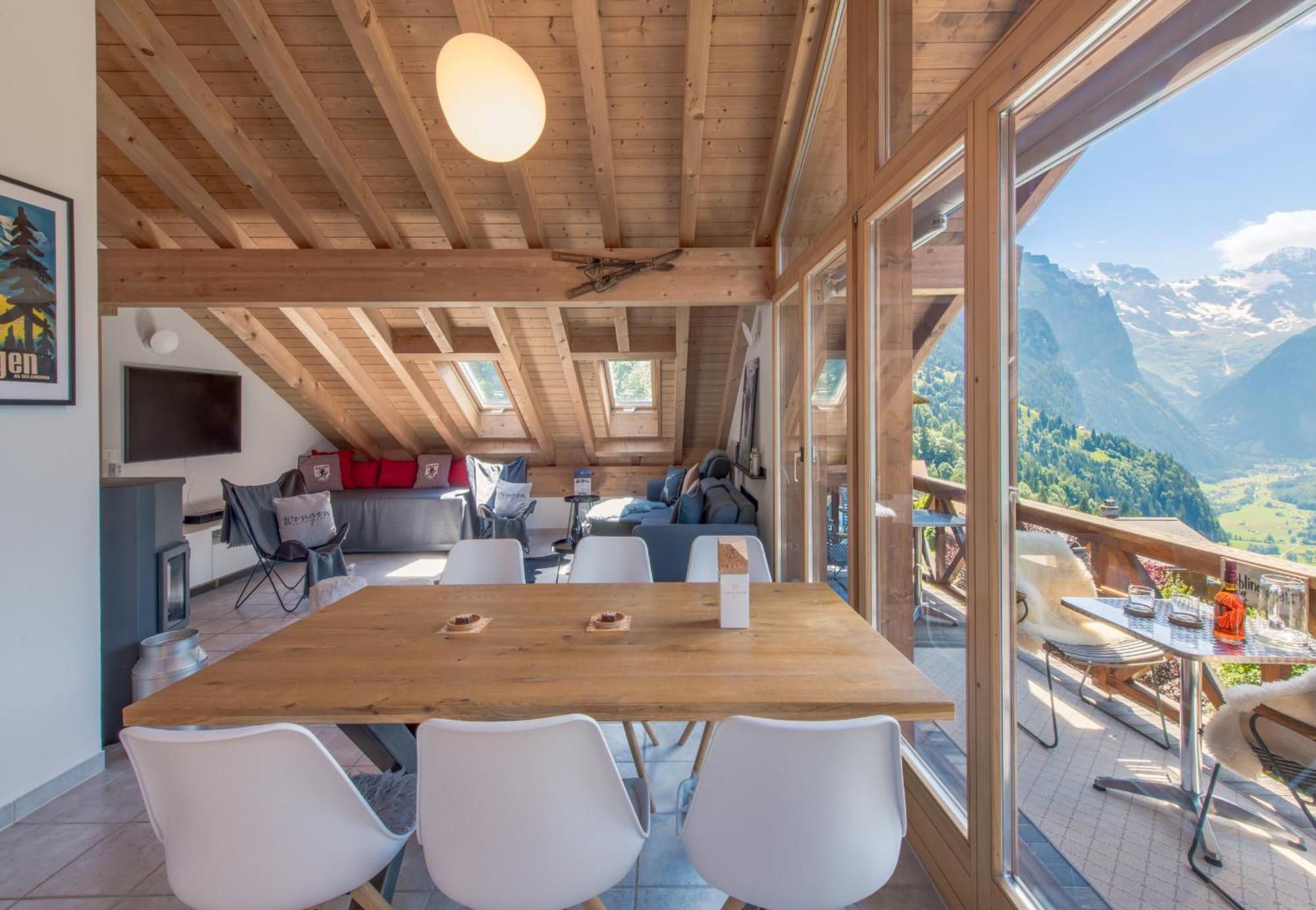 Chalet Rose Penthouse Венген Экстерьер фото